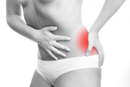 back pain due to gynecological diseases